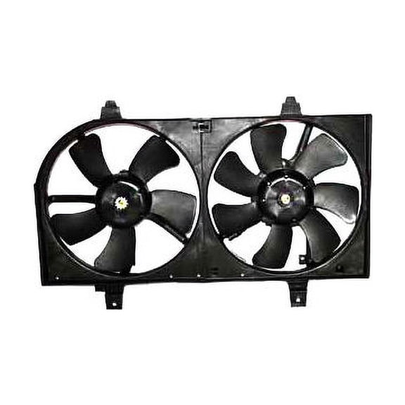 Radiator Fan Assembly - Compatible with 2002 - 2006 Nissan Sentra Sedan 1.8L 4-Cylinder 2003 2004 2005