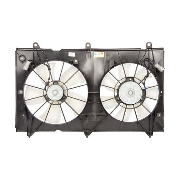 Radiator Fan Assembly - Compatible with 2003 - 2004 Honda Accord 2.4L 4-Cylinder