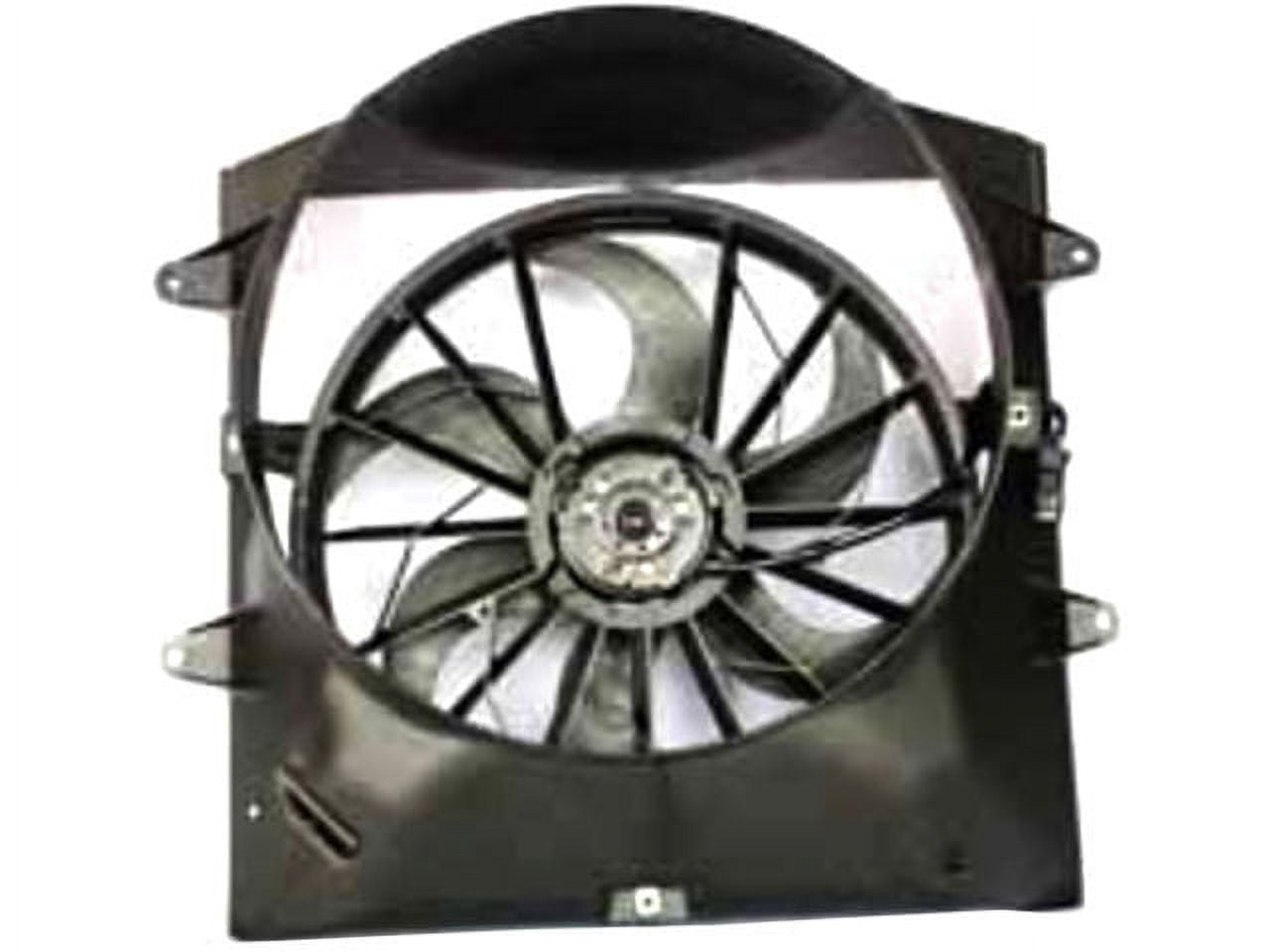 13377 Radiator Radiator Fan Assembly - Compatible with 2004 Jeep Grand Cherokee 4.0L 6 ...