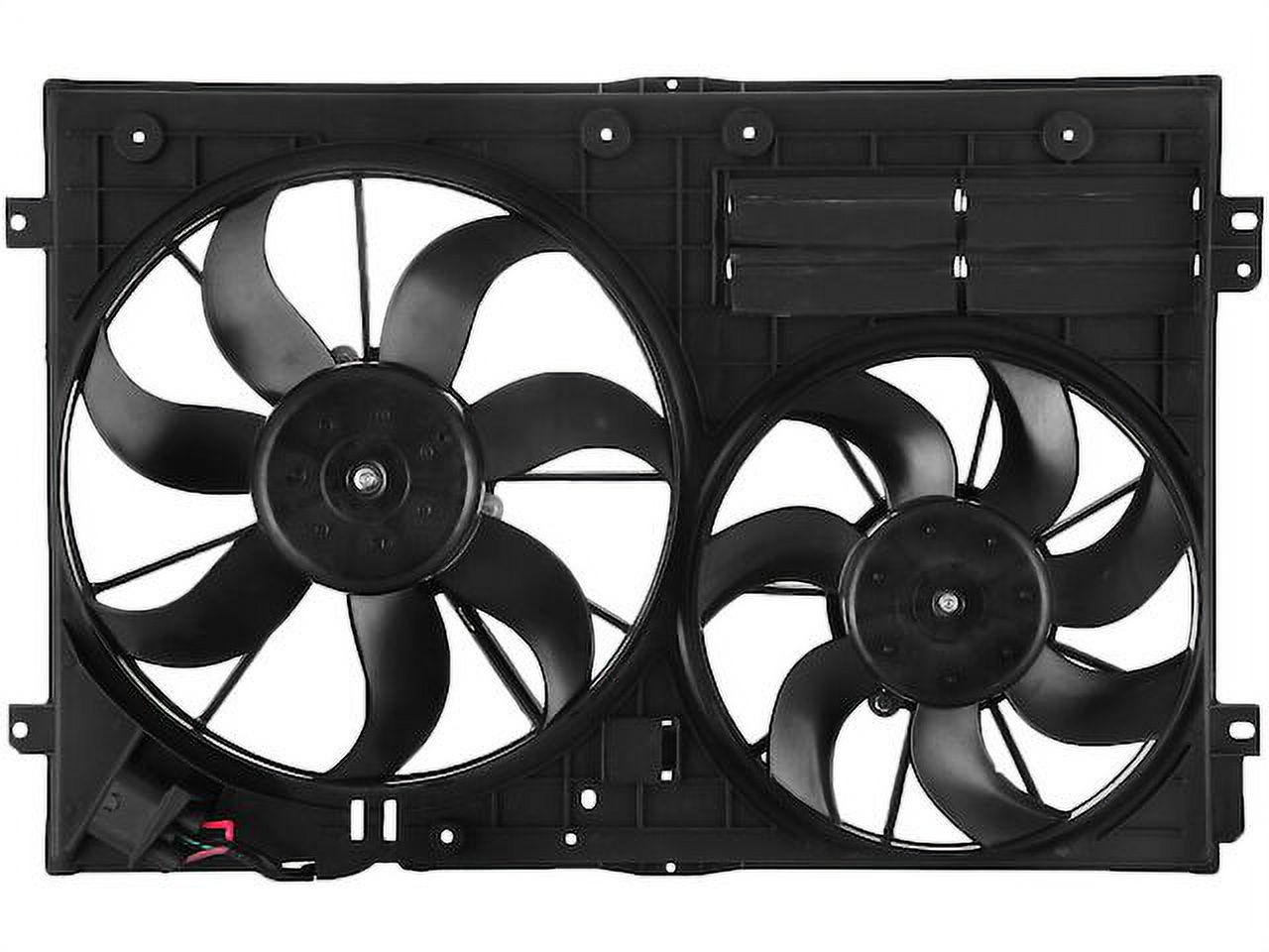 Jeeto Radiator Fan Radiator Fan Assembly - Compatible with 2005 - 2007, 2009 - 2010 ...