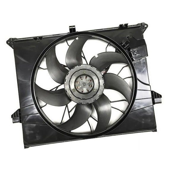 Radiator Fan Assembly - Compatible with 2006 - 2007 Mercedes-Benz R500