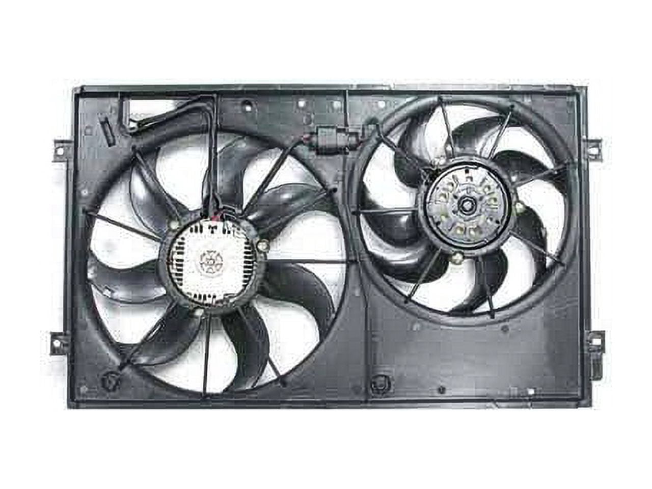 Radiator Fan Assembly - Compatible with 2006 - 2009 Volkswagen Rabbit ...