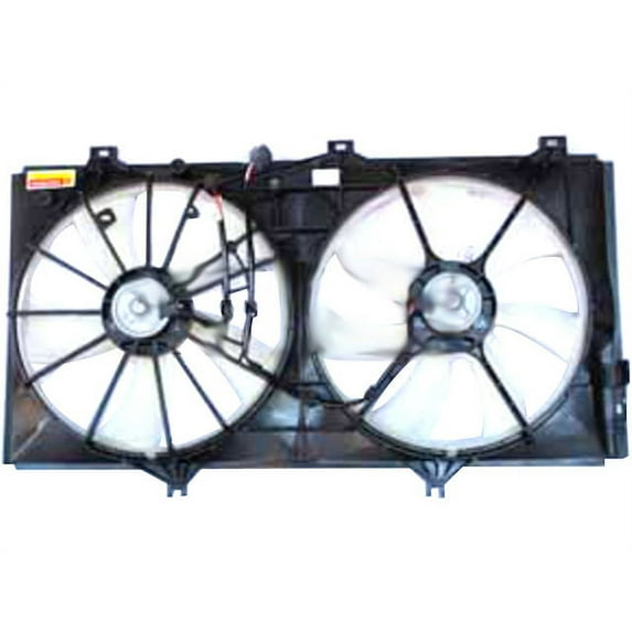 Radiator Fan Assembly - Compatible with 2007 - 2011 Toyota Camry Sedan 3.5L V6 2008 2009 2010