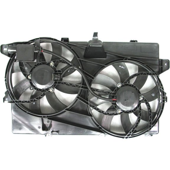 Radiator Fan Assembly - Compatible with 2007 - 2013 Lincoln MKX 2008 2009 2010 2011 2012