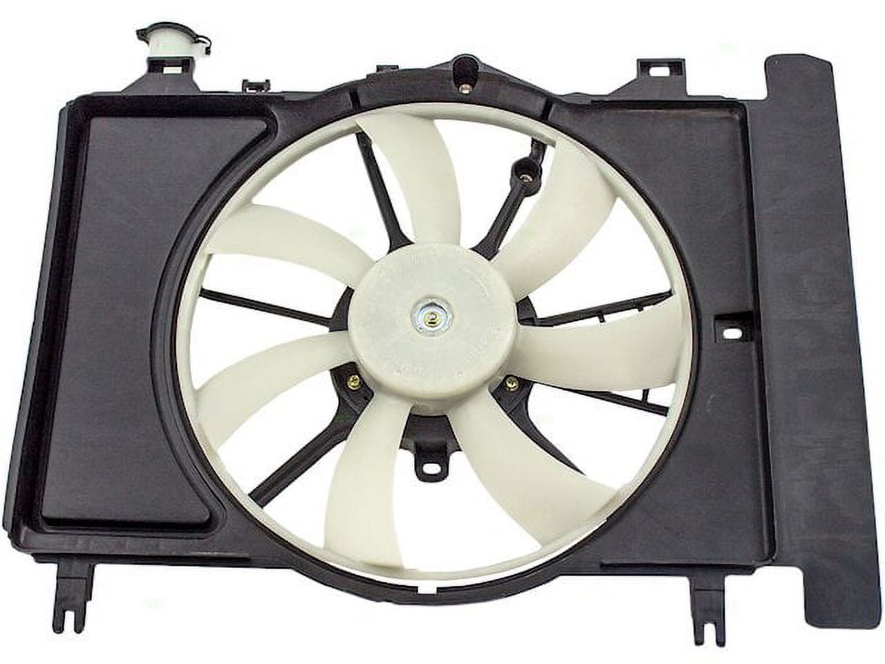 Radiator Fan Assembly - Compatible with 2007 - 2014 Toyota Yaris 1.5L 4 ...