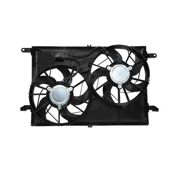 Radiator Fan Assembly - Compatible with 2007 - 2017 GMC Acadia 2008 2009 2010 2011 2012 2013 2014 2015 2016