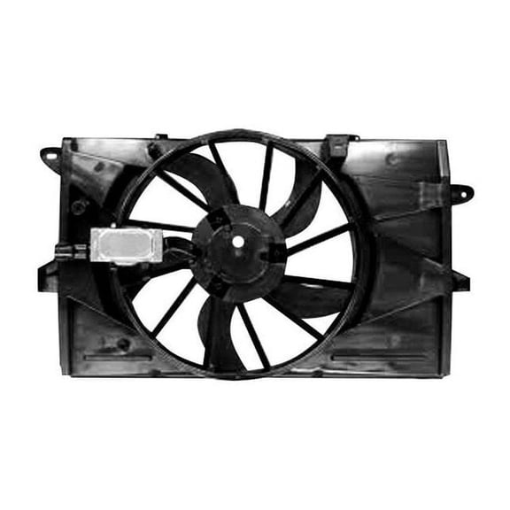 Radiator Fan Assembly - Compatible with 2008 - 2012 Ford Taurus 2009 2010 2011