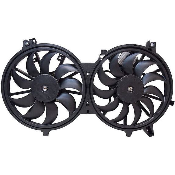 Radiator Fan Assembly - Compatible with 2008 - 2013 INFINITI G37 2009 2010 2011 2012