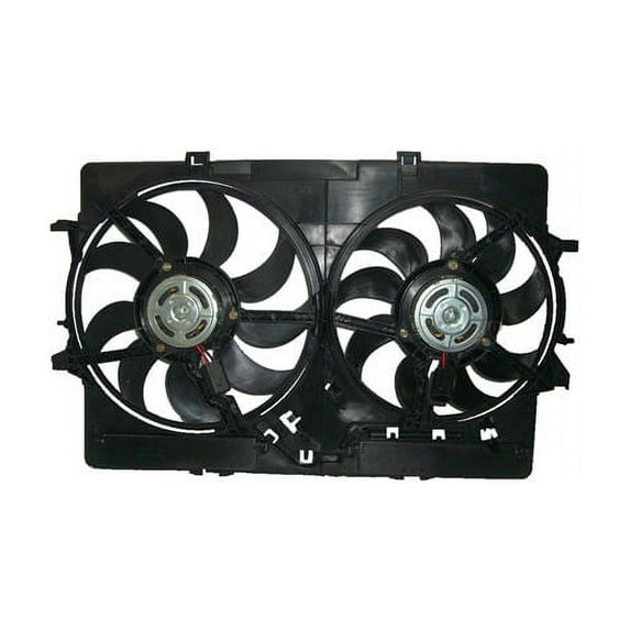 Radiator Fan Assembly - Compatible with 2010 - 2014 Audi A5 Quattro 2011 2012 2013