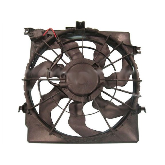 Radiator Fan Assembly - Compatible with 2011 - 2013 Hyundai Sonata Sedan 2.0L 4-Cylinder 2012