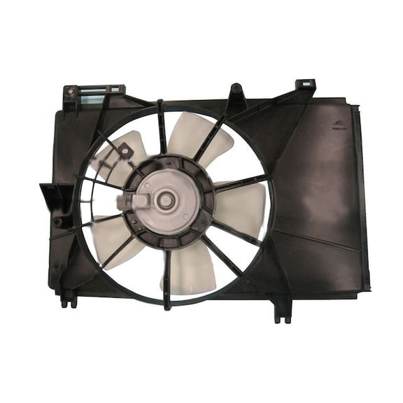 Radiator Fan Assembly - Compatible with 2011 - 2014 Mazda 2 Hatchback 1.5L 4-Cylinder 2012 2013