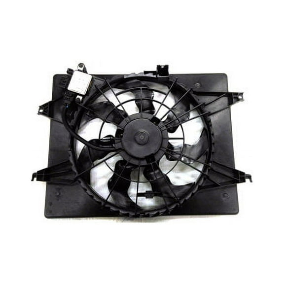 Radiator Fan Assembly - Compatible with 2011 - 2015 Hyundai Sonata 2012 2013 2014