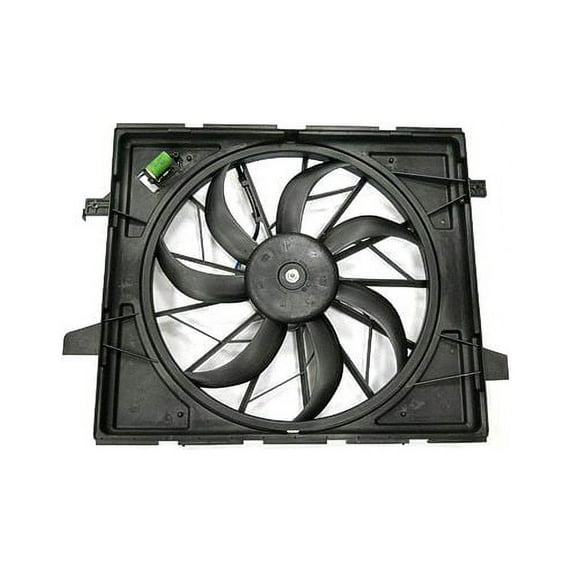 Radiator Fan Assembly - Compatible with 2011 - 2017 Jeep Grand Cherokee 2012 2013 2014 2015 2016