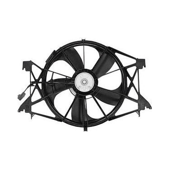 Radiator Fan Assembly - Compatible with 2011 - 2022 Ram 1500 2012 2013 2014 2015 2016 2017 2018 2019 2020 2021