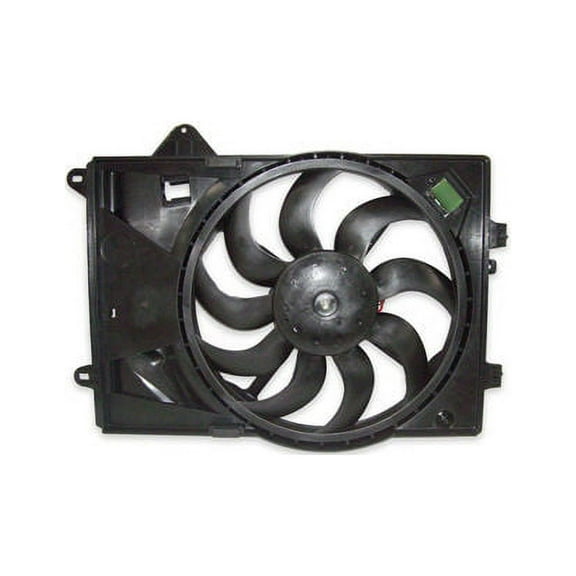 Radiator Fan Assembly - Compatible with 2012 - 2018 Chevy Sonic 1.8L Sedan and Hatchback 2013 2014 2015 2016 2017