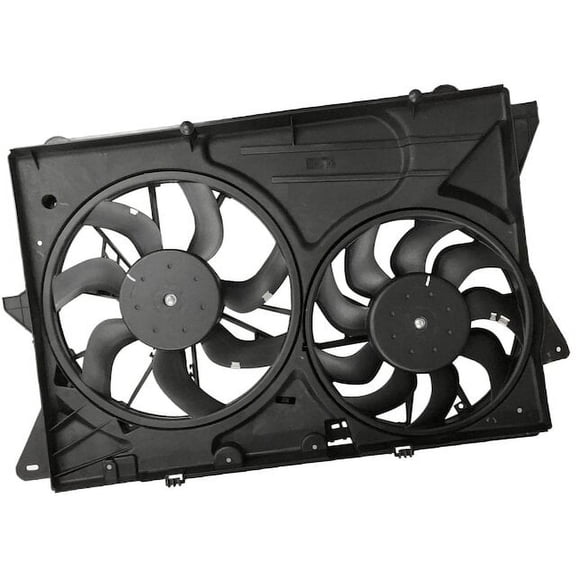 Radiator Fan Assembly - Compatible with 2013 - 2017 Ford Flex 2014 2015 2016