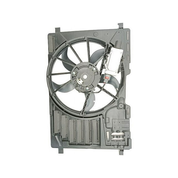 Radiator Fan Assembly - Compatible with 2013 - 2018 Ford Focus 2.0L 4-Cylinder Turbocharged - Replacement