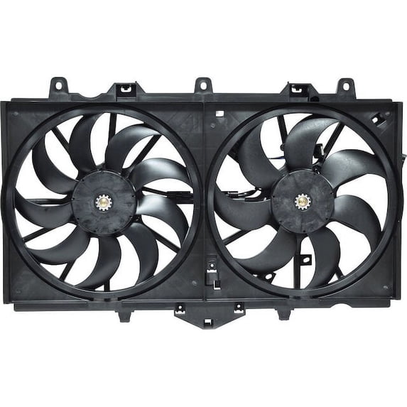 Radiator Fan Assembly - Compatible with 2014 - 2022 INFINITI Q50 2015 2016 2017 2018 2019 2020 2021