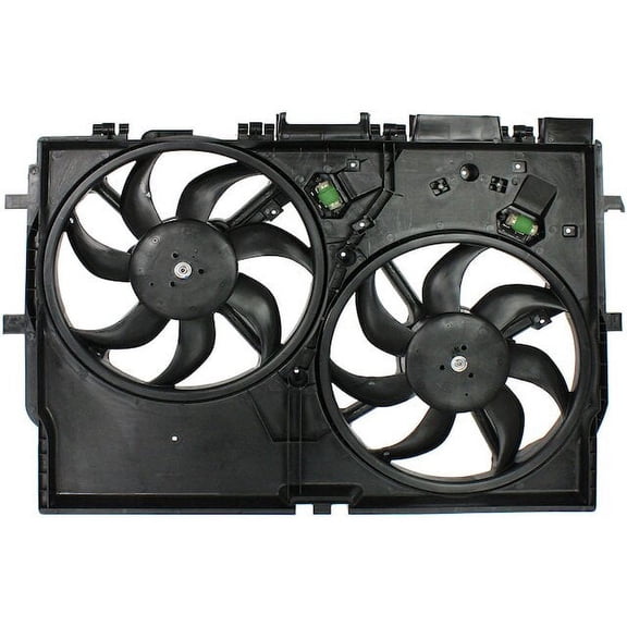 Radiator Fan Assembly - Compatible with 2014 - 2023 Ram ProMaster 1500 3.6L V6 2015 2016 2017 2018 2019 2020 2021 2022