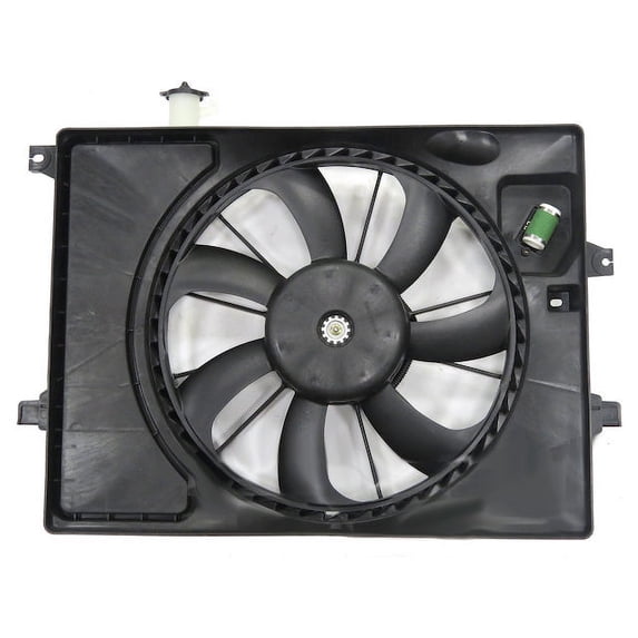 Radiator Fan Assembly - Compatible with 2015 - 2016 Kia Forte Sedan