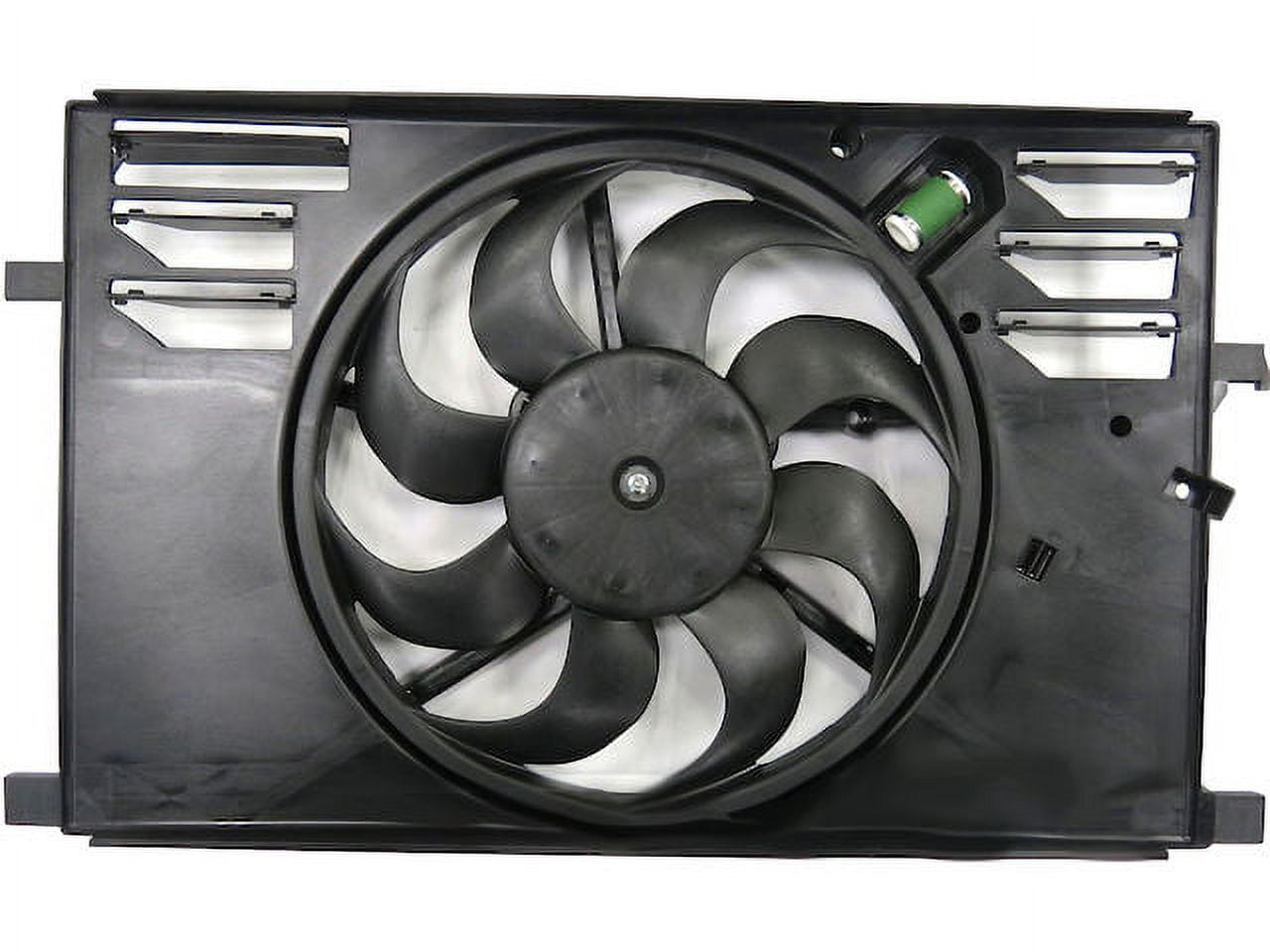 Radiator Fan Assembly - Compatible with 2015 - 2018 Jeep Renegade 2.4L 4-Cylinder 2016 2017