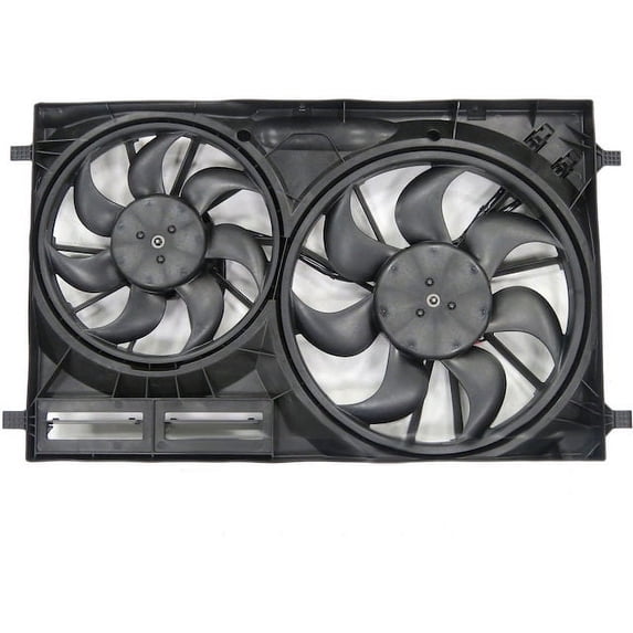 Radiator Fan Assembly - Compatible with 2015 - 2019 Ford Transit-350 HD 2016 2017 2018