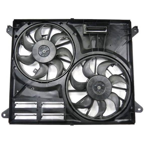 Radiator Fan Assembly - Compatible with 2015 - 2020 Ford Edge Sport Utility 2016 2017 2018 2019