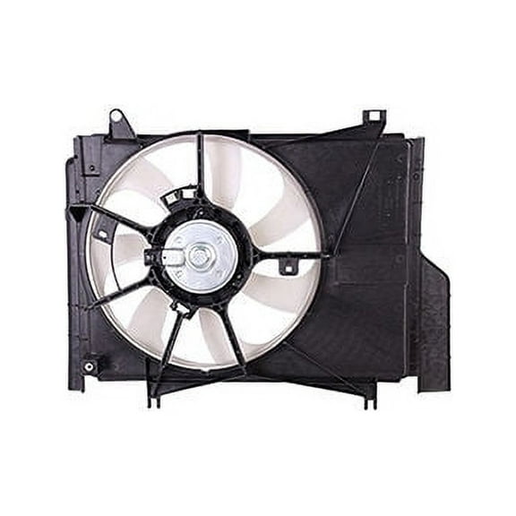 Radiator Fan Assembly - Compatible with 2017 - 2020 Mitsubishi Mirage G4 2018 2019