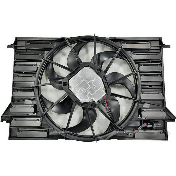 Radiator Fan Assembly - Compatible with 2018 - 2024 Audi A5 Quattro 2.0L 4-Cylinder 2019 2020 2021 2022 2023