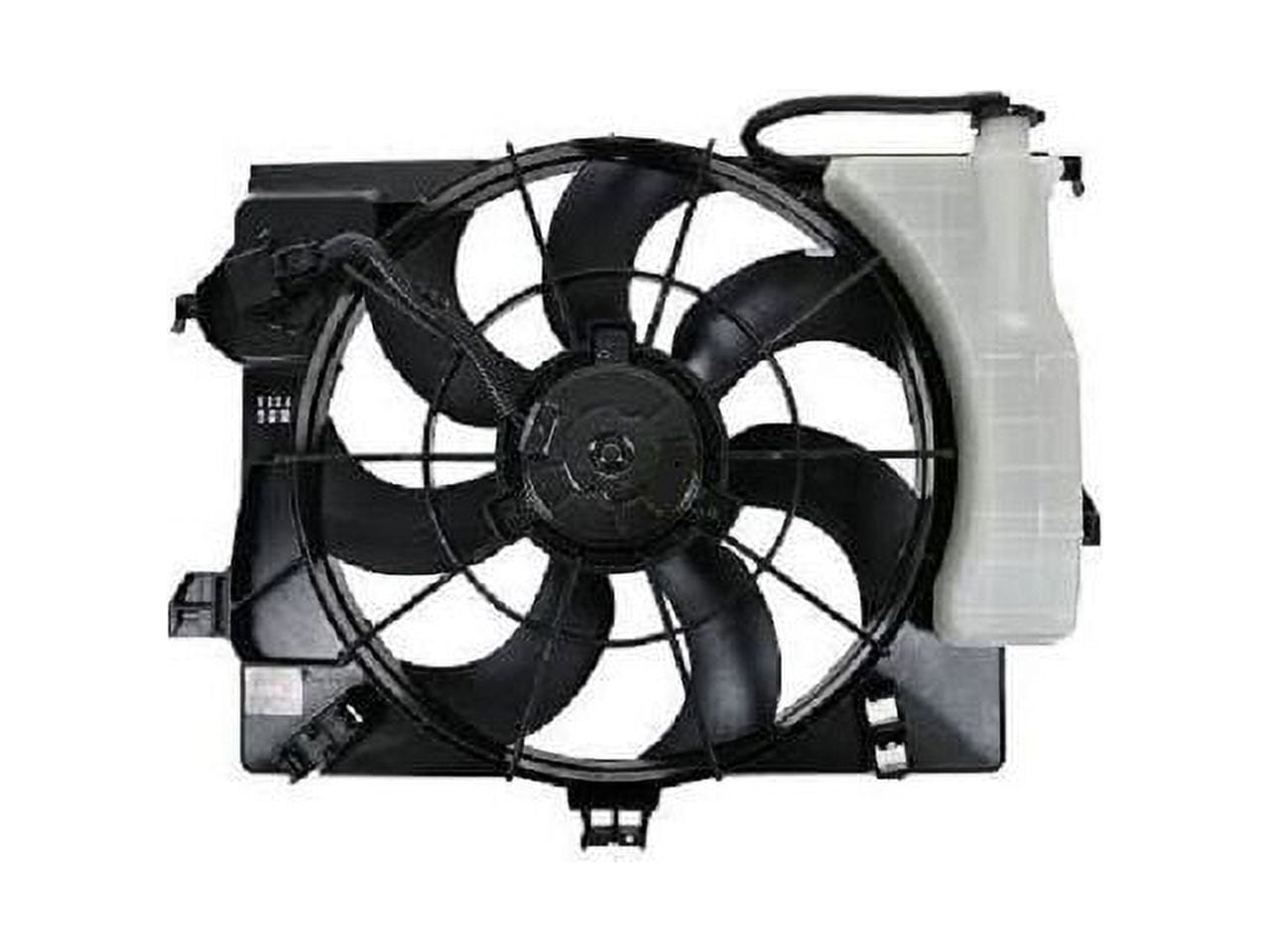 Kia Rio Fan Module Radiator Fan Assembly with Overflow Tank - Compatible with 2012 - 2017 ...