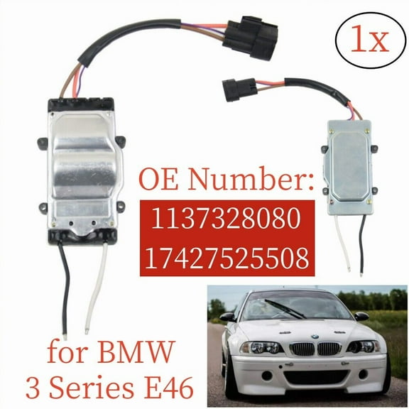 Radiator Fan Control Module 7525508,17117561757 for BMW 3 Series E46 1998-2006