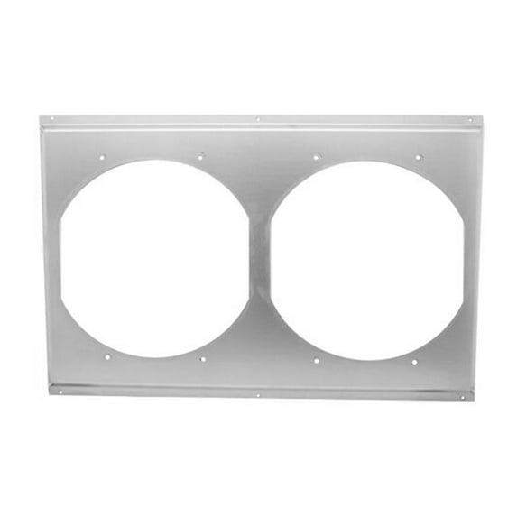 Radiator Fan Shroud 18.5 x 27.5 Inch Fits 2x 12 Inch Fans 34 x 19 Inch Radiators
