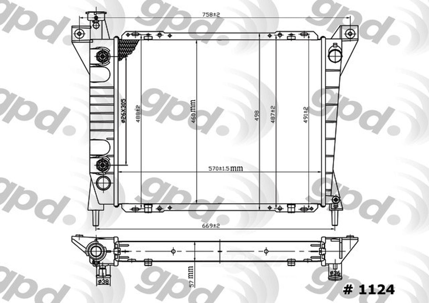 Radiator Fits select: 1990-1997 FORD AEROSTAR