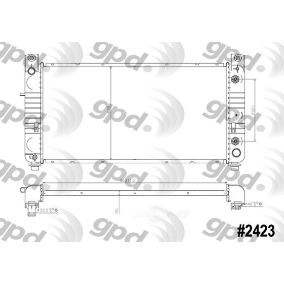 Radiator Fits select: 1999-2013 CHEVROLET SILVERADO, 2000-2013 CHEVROLET TAHOE