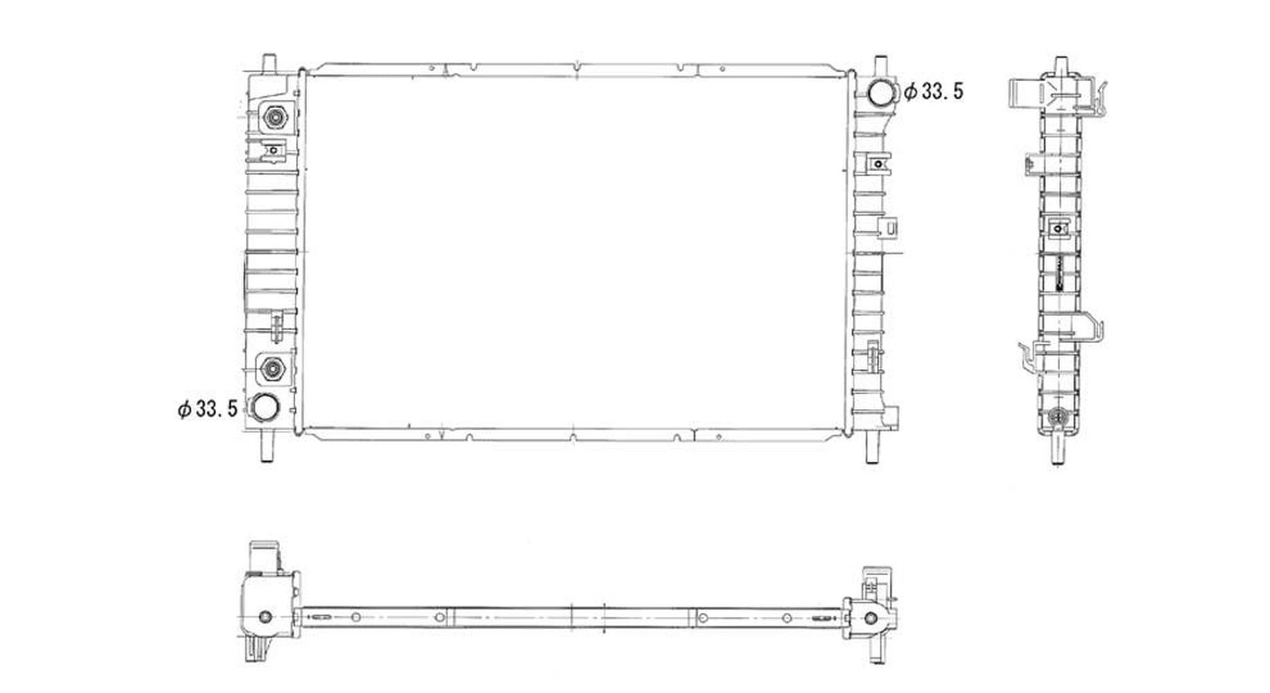 Radiator Fits select: 2004-2007 SATURN VUE