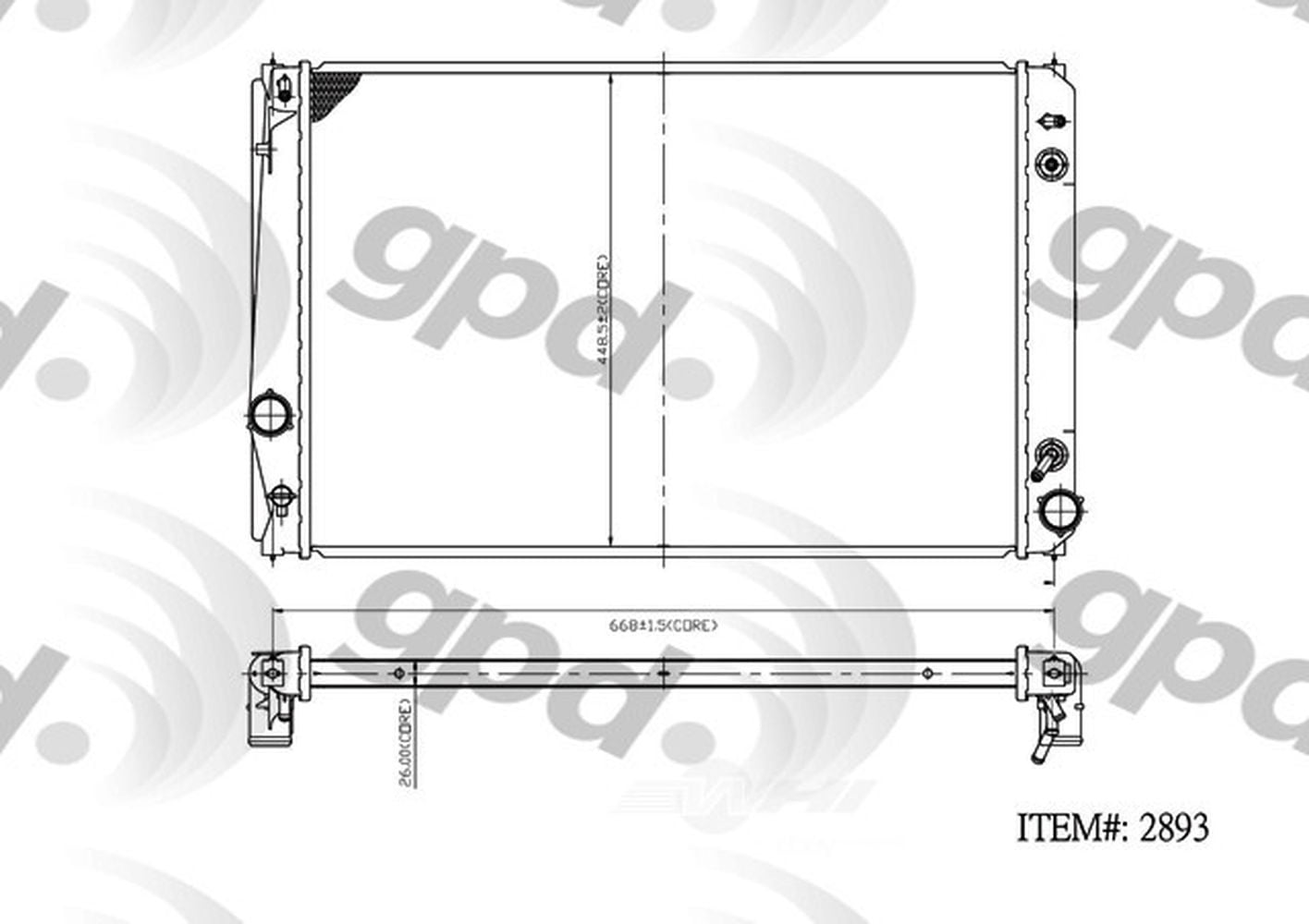 Radiator Fits select: 2006-2012 TOYOTA RAV4