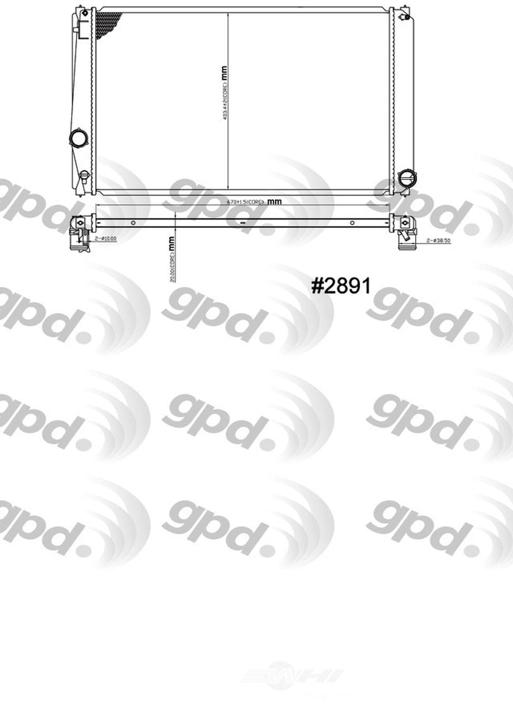 Radiator Fits select: 2006-2019 TOYOTA RAV4