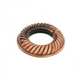 thumbnail image 1 of Radiator Flange Antique Copper Oil Rubbed Le Cruller 1-1/4" (IPS) pipe flange: 1-3/4" inside diameter; 3-1/8" outside diameter, 1 of 6