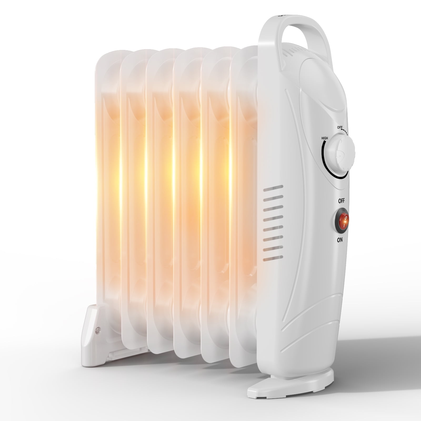 Radiator Heater, 700W Oil Filled Radiator Heater with Adjustable ...