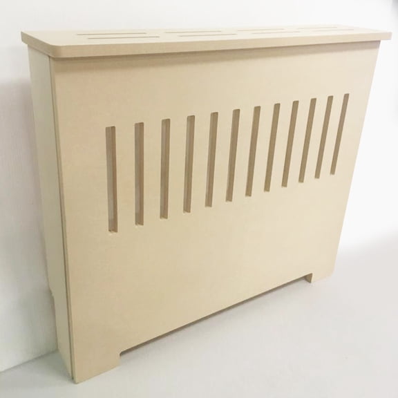 Radiator Heater Cover Unfinished MDF - Total Size 48" Wide x 32" Tall x 7"Depth - Custom Made -