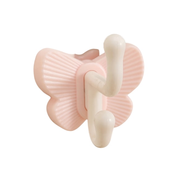 Radiator Hooks, Butterfly Shape Universal Storage Hangers for Towel Drying and Clothes Hanging for Home Bathroom Kitchen Utility Spaces for Organized Storage, Pink