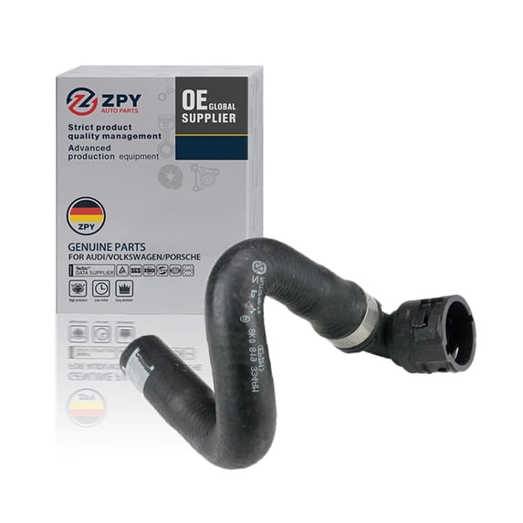 Radiator Hose Heater Hose Radiator Outlet Hose Pipe No.8K0819334AM for Audi A4 2013 Rubber Heating Water Pipe Black 1 Pc