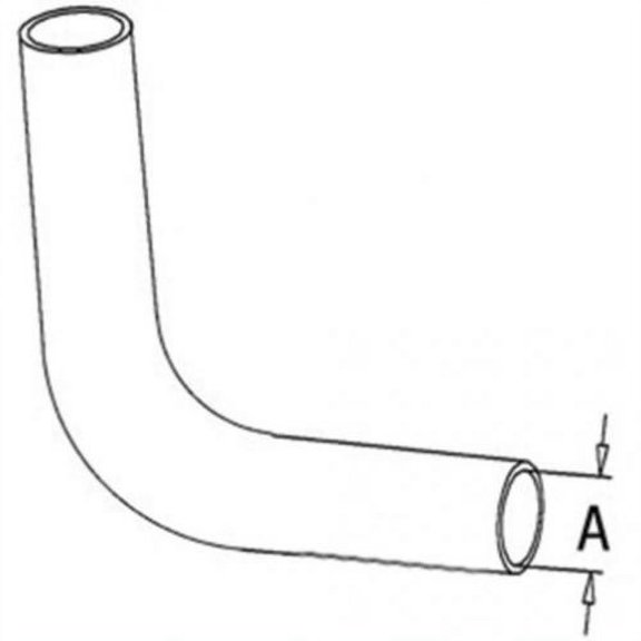 Radiator Hose - Upper fits Ford TW10 TW20 TW30 D8NN8260BB