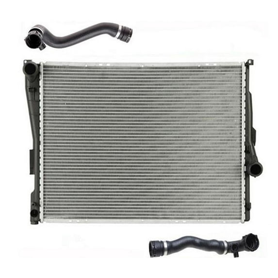 Radiator & Hoses For BMW 99-05 E46 323Ci 323i 325Ci 325i 325Xi 330Ci 330i 330Xi