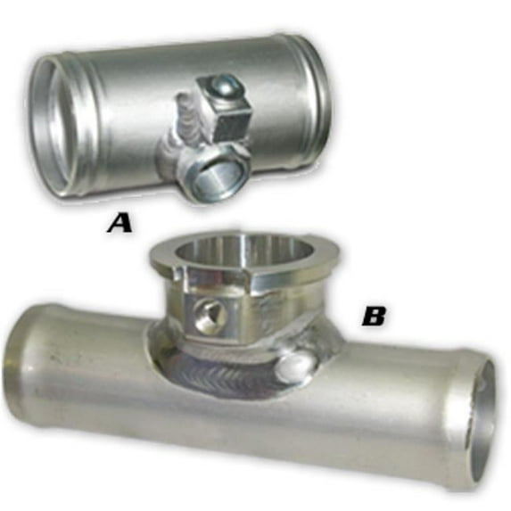 Radiator Inline Filler - 1.5 in. Hose to 1.5 in. Hose - Natural