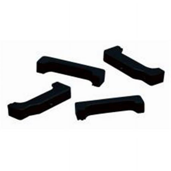 Radiator Isolator Kit for 1968-1987 SB GM, Black - 4 Piece