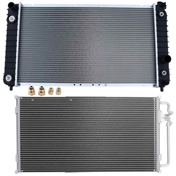 Radiator KIT Compatible: Chevrolet S10 1996-2004, Blazer 1996-2005, GMC Sonoma, Oldsmobile Bravada 1996-2001