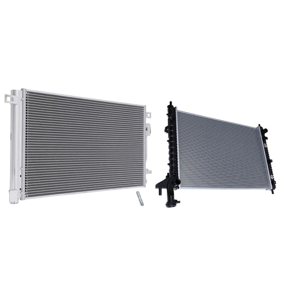 Radiator KIT Compatible: Chevrolet Traverse 2009-2017, GMC Acadia 2007-2016, Buick Enclave 2008-2017, Saturn Outlook 2007-2010