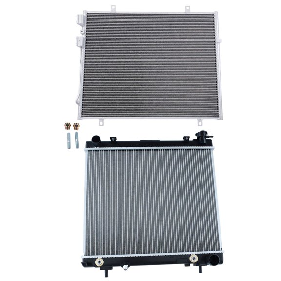 Radiator KIT Compatible: Dodge Dakota 2005-2010, Mitsubishi Raider 2006-2009, Ram 2011