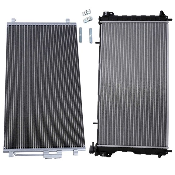 Radiator KIT Compatible: Dodge Grand Caravan 2001-2004, Chrysler Town & Country, Caravan, Voyager 2001-2003